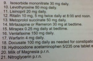 med list part two