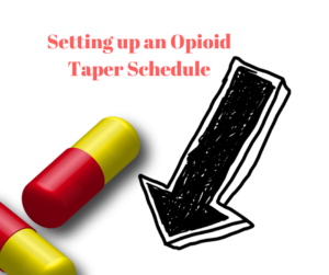 opioid taper schedule