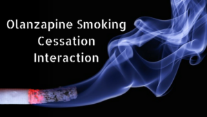 olanzapine smoking cessation interaction