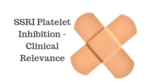 SSRI Platelet Inhibition