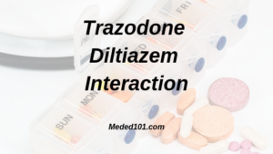 Trazodone Diltiazem Interaction