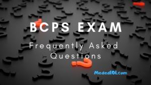 BCPS Exam Frequently Asked Questions