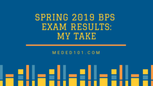 2019 BPS Exam Results