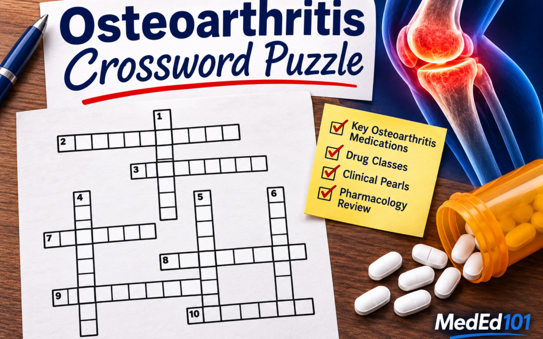 Osteoarthritis Crossword Puzzle